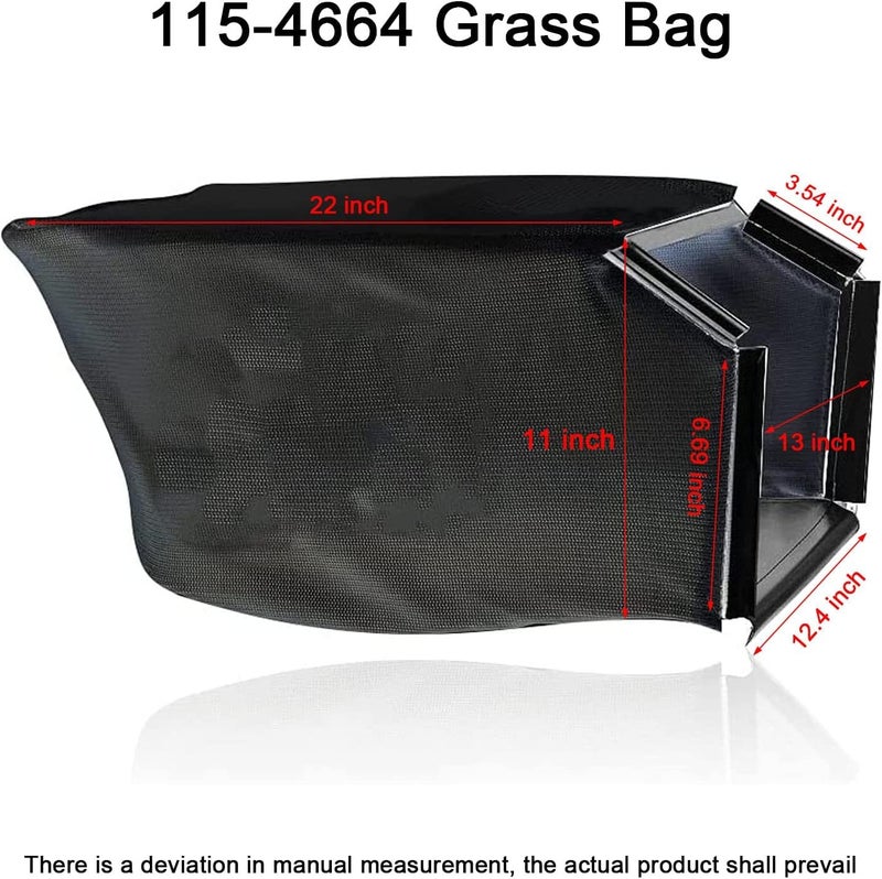 Braveboy 115-4664 Grass Bag - NO Metal Frame - by , Compatible with Toro Lawn Mower XT675 59307 22" Lawn Mower 2009, Fits Model 20330 20331 20370 20371 20377 20378 & More - Image 2